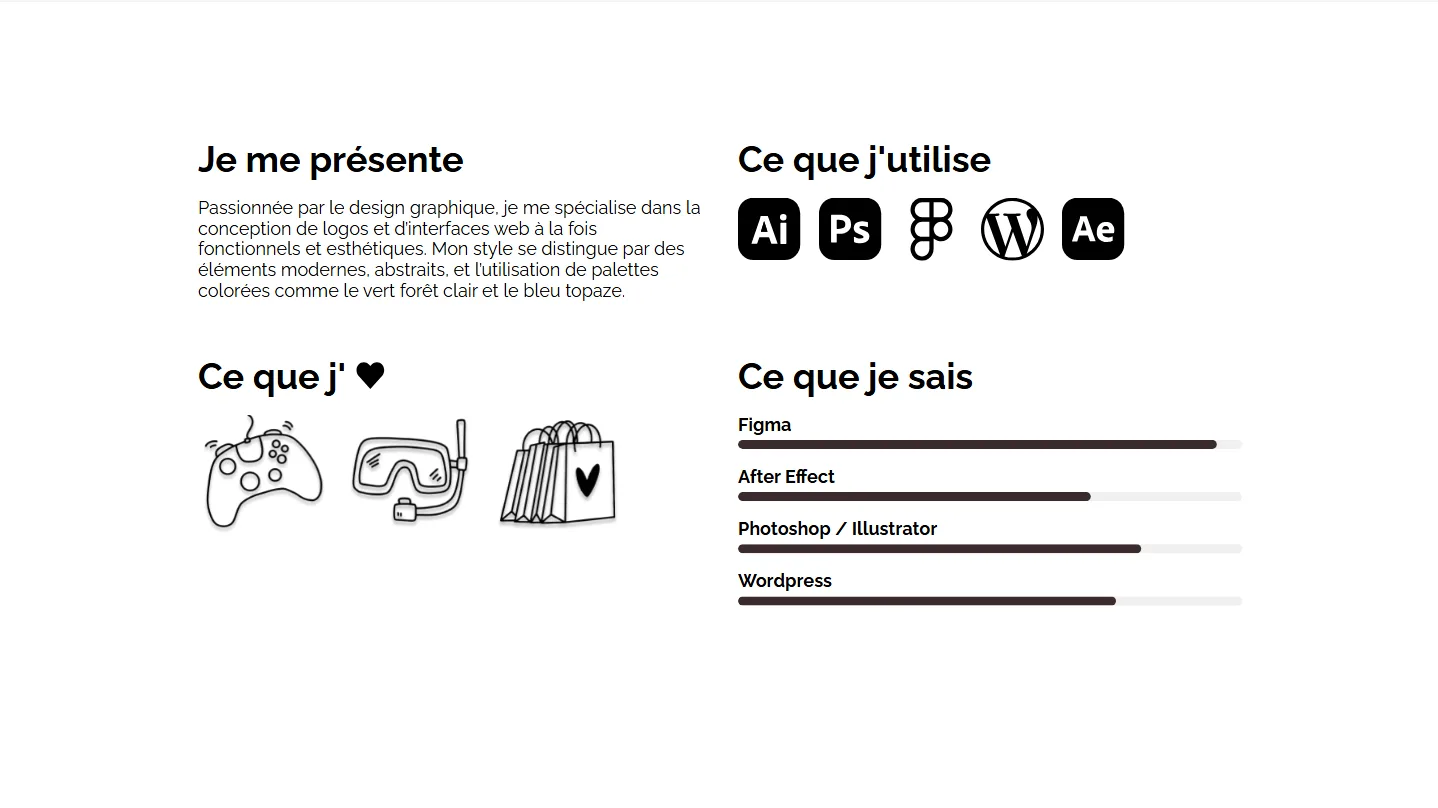 Section Projets